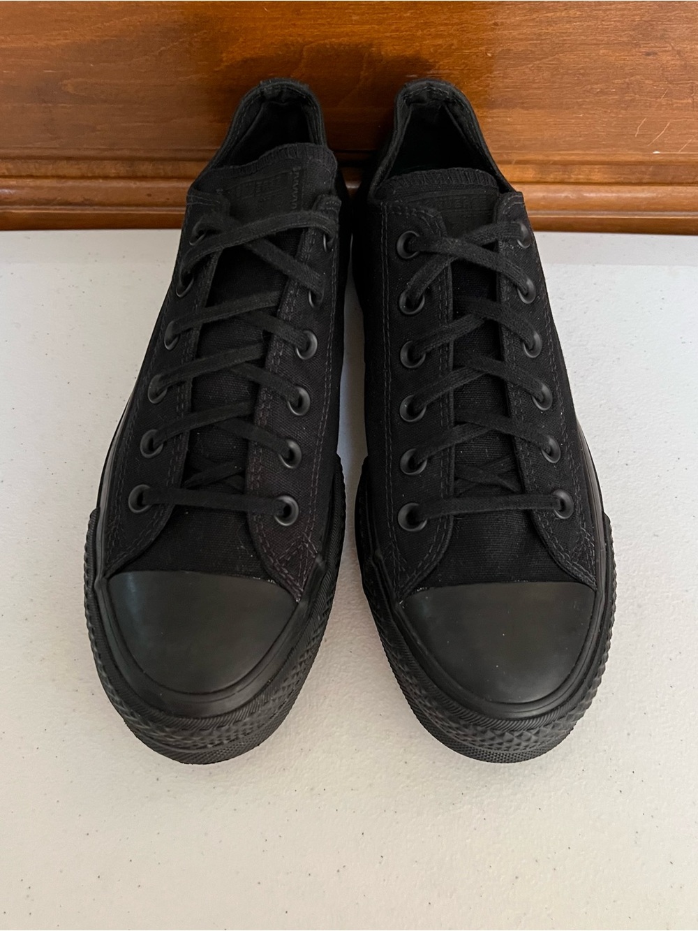 Converse Platform Clean Lift Ox Black Low Top All Star Sneakers - Picture 3 of 10